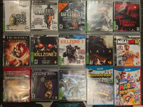 Various ps3 ps4 and wii - various, u