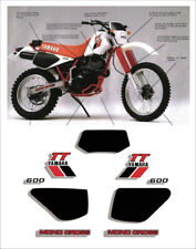 KIT Yamaha TT 600 36a 83-85 completo stickers decals compatibile tt600 cross