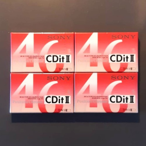 Audio cassette sony cdit - 4,