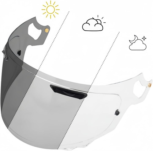 Visiera fotocromatica per arai - visiera,