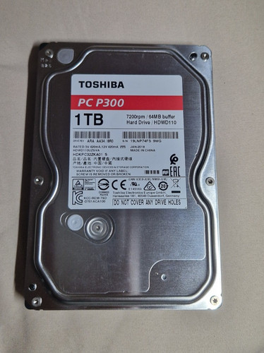 Toshiba p300 1tb disco - toshiba, pc