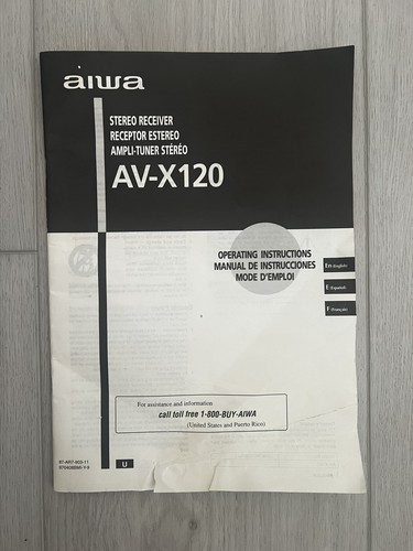 Ricevitore stereo aiwa x120 - stereo, av-x120