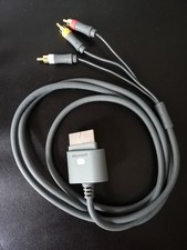 XBOX 360 Cavo Video SCART AV Modello ARCADE Originale Ufficiale MICROSOFT