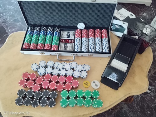 Casino poker set fiches - set, con