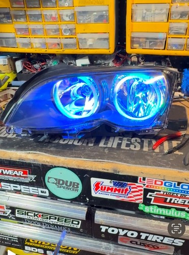 Bmw e46 custom headlight - custom, set
