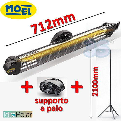 Lampada con piantana raggi - con,