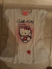 lotto 699b abito vestito bimba bambina Hello Kitty 6-7 anni 116/122 cm