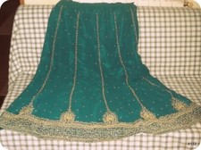 GONNA ETNICA IN SETA INDIANA BOLLYWOOD.