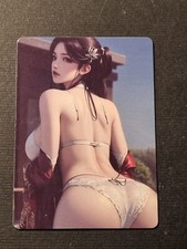 SEXY ASIAN GIRL - BIG BOOBS - HOT BODIES - BIG ASS - LINGERIE - WAIFU -HOLO CARD