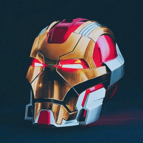 Casco iron man mk17 heart - mk17,