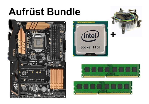 Bundle asrock z170 pro4 cpu - asrock,