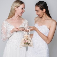 Borsa a mano con coulisse