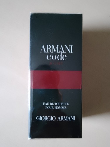 Armani code list - code, a-list