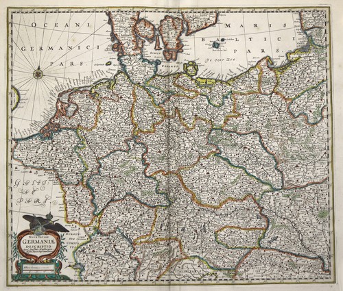 Germania originale incisione - originale,