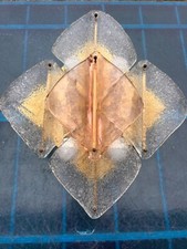 Applique a muro lampada vetro