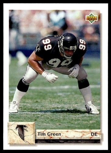 Upper deck 1992 tim green - deck,