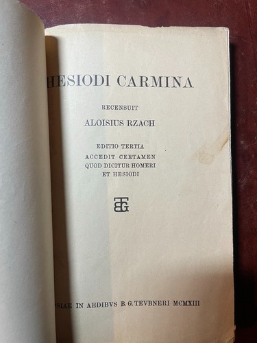 Hesiodi carmina aloisius - carmina,
