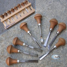 Pfeil - Sgorbie palmari da legno - Set 8 pezzi - B 8er A