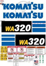 Fits Komatsu WA320-8 Decal Kit