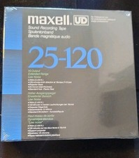 Bobina Maxell UD 25-120 SIGILLATA 18 CM Registratore  Revox Teac Akai Pioneer 