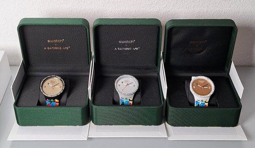 Swatch bape tokyo black - bape,