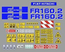 Fiat-Hitachi FR 160.2 decalcomanie adesive, kit Completo secondo modello