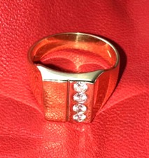 ANELLO ORO CON DIAMANTI 0,25CC