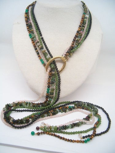 Collana con onice occhio - onice,,