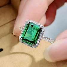 Anello verde smeraldo - , e