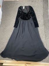 maxi abito laura ashley nero