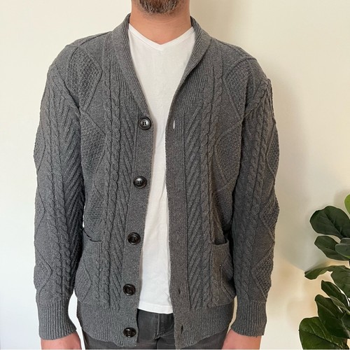 Cardigan maglione grigio