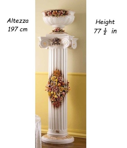 Vaso ceramica capodimonte - vaso,