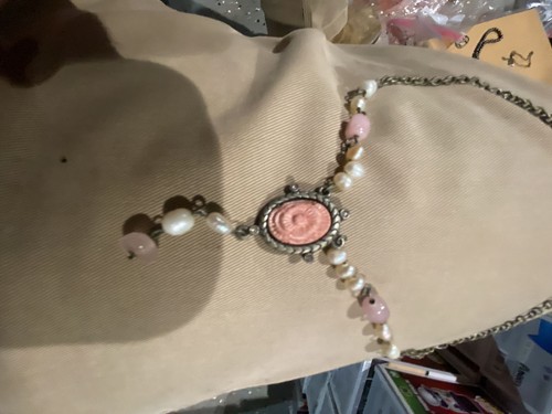 Collana rosa del - collana, cuore