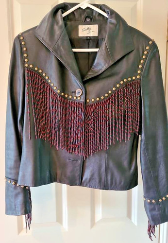 Giacca scully pelle - giacca, nera