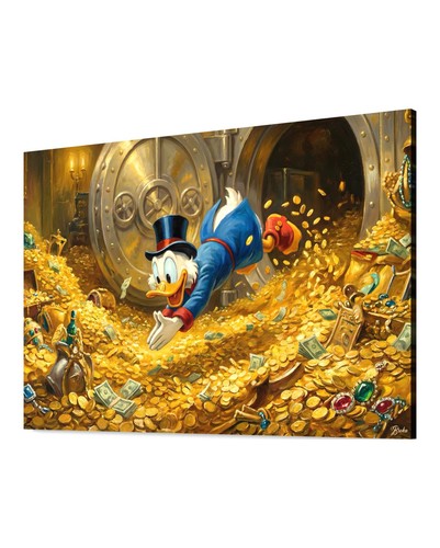 Quadro tela dagobert - dagobert, duck