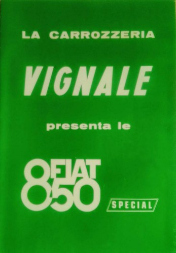 Vignale fiat 850 - 850, special