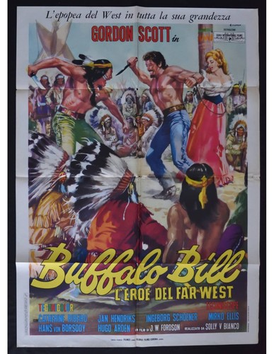 Manifesto buffalo bill - bill, l'eroe