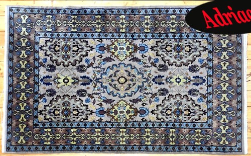 Tappeto persiano con decoro - tappeto,