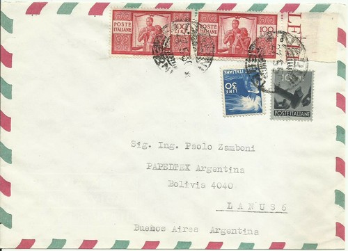 Lettera posta aerea per
