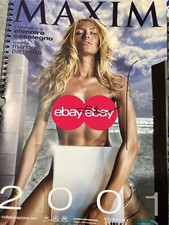 calendario Maxim 2001 Elenoire Casalegno