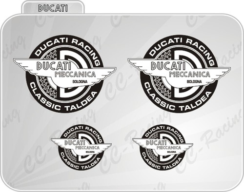 Adesivi stickers ducati - adesivi,