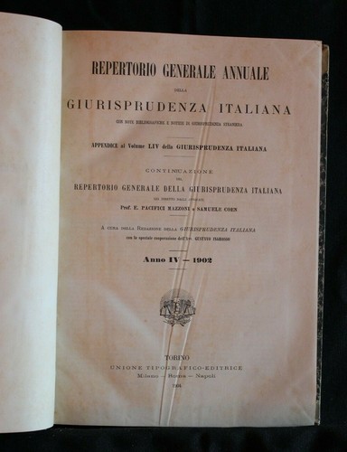Giurisprudenza italiana - giurisprudenza,