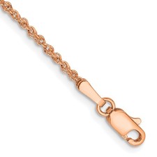 Cavigliera in oro rosa 14