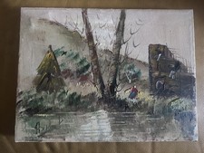 Quadro olio tela aldo - olio,