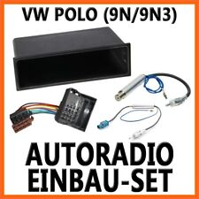 Mascherina/telaio installazione autoradio + adattatore per Vw Polo 4 (9N/9N3) - 2001-2008 