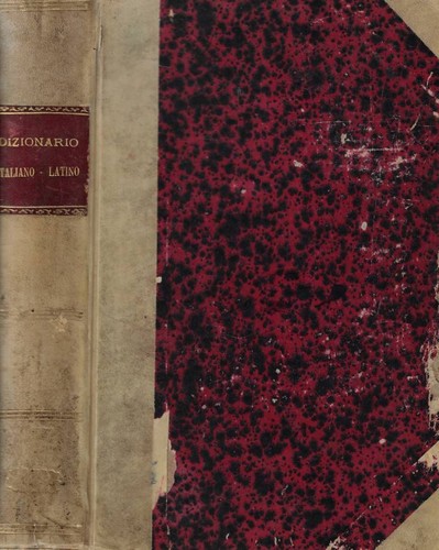 Dizionario italiano latino - dizionario, italiano-latino.