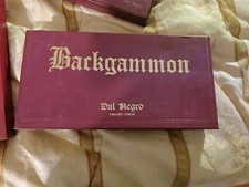Backgammon Dal Negro Scatola Rossa Vintage Raro