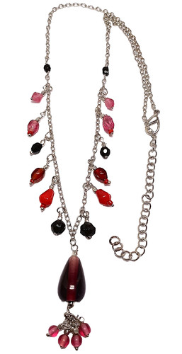 Collana perline vetro - collana,,
