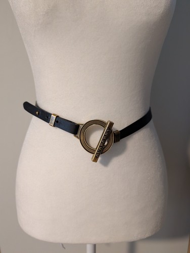 Cintura burberry pelle nera - burberry, in