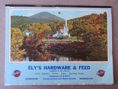 Calendario 1963 ely - calendario,